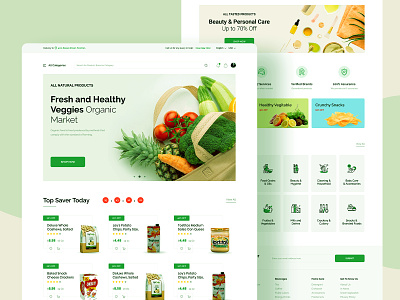 Grocery Shop E-Commerce Website – Laravel