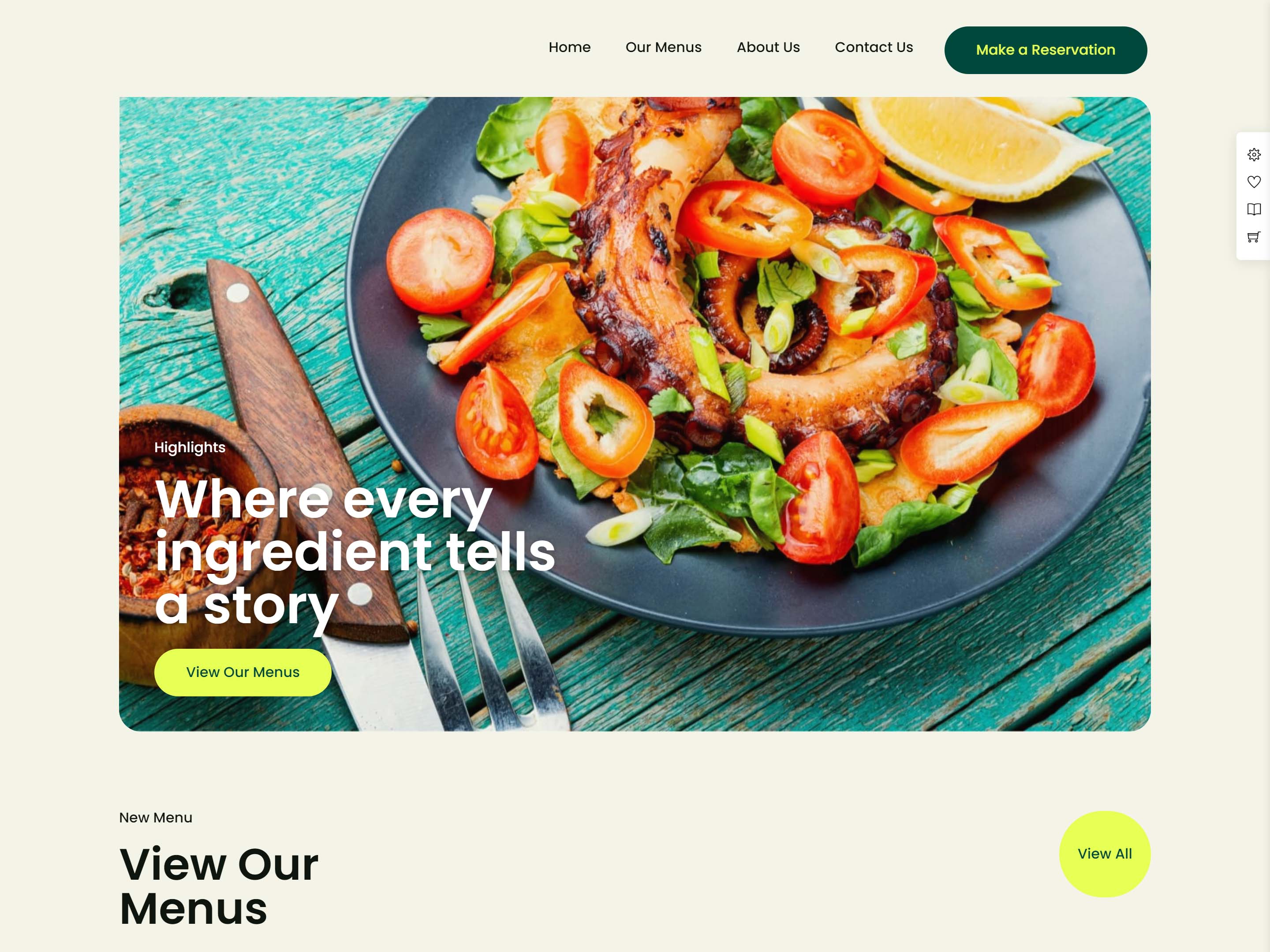 Restaurant- Food Ordering/Reservation Website – WordPress